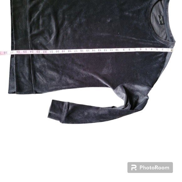 Y2K 32°HEAT BLACK PULLOVER VELOUR SWEATSHIRT - L - Picture 5 of 8